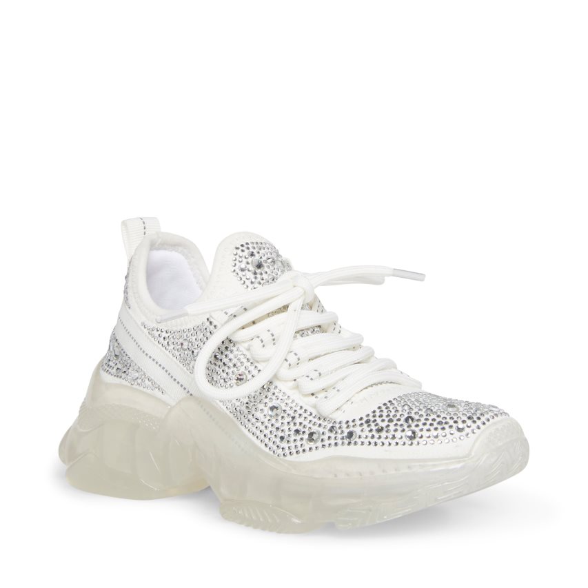 Silver Steve Madden Jmaximar Kids' Sneakers | PH 2570BQY